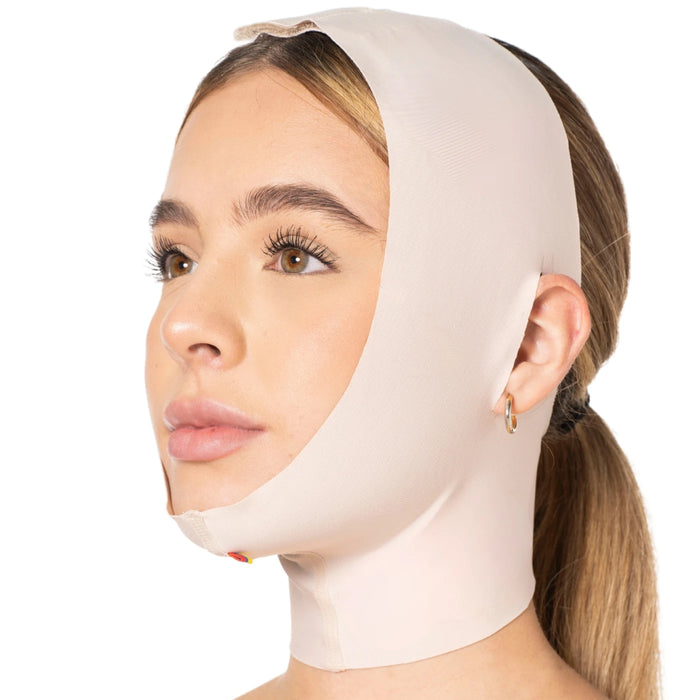 Sonryre MAC32VE Faja Mentonera Facial Postquirúrgica para Papada Post Operatoria Lipopapada Bichetomia