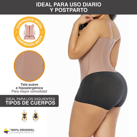 Hot Sale Salome 315-1-CCB | Fajas Colombianas Cinturillas para Mujer con Broches | Powernet