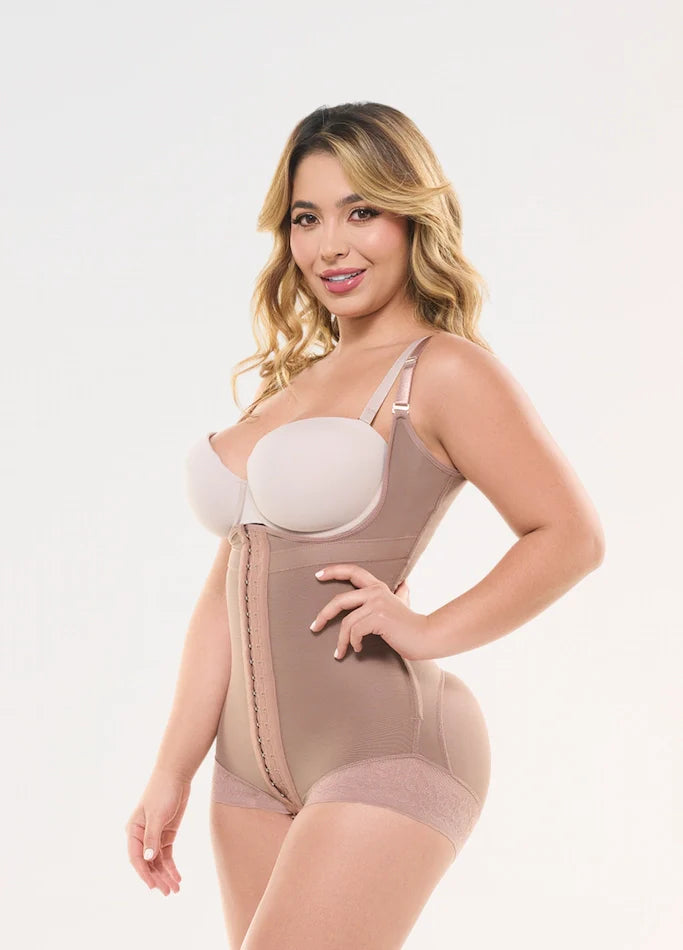 Salome 413-CCB | Faja Colombiana Control Abdominal con Broches Body | Powernet