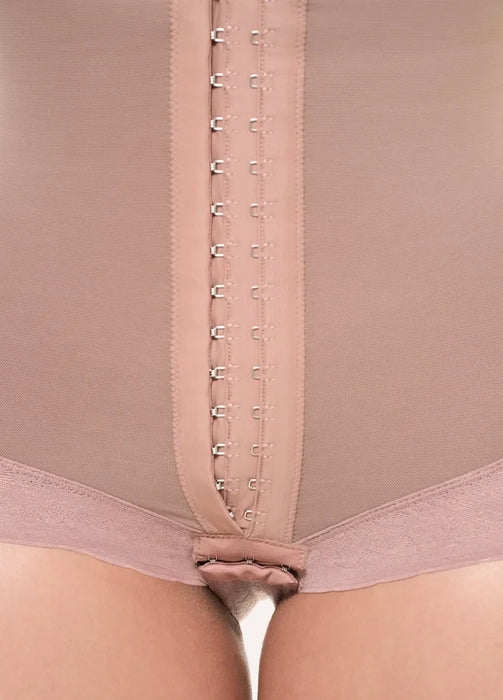 Salome 413-CCB | Faja Colombiana Control Abdominal con Broches Body | Powernet