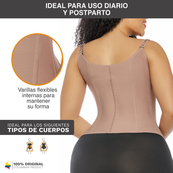 Salome 63136-CCB | Faja Colombiana Cinturilla con Control Abdominal para Mujer Moldeadora