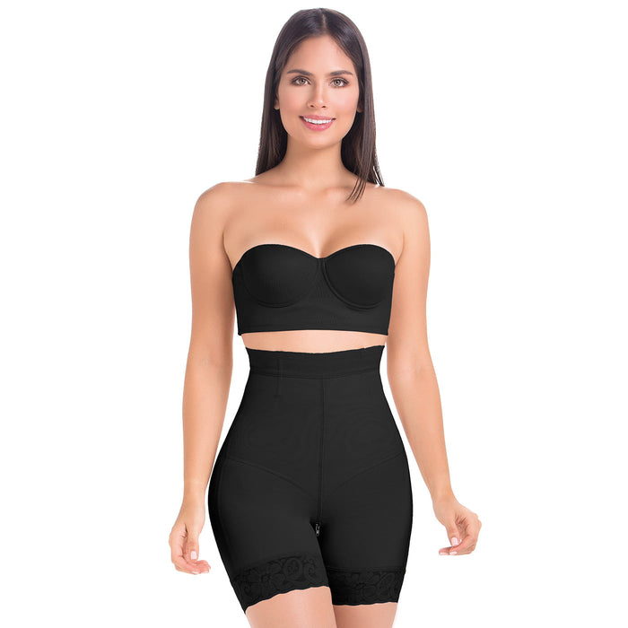 Hot Sale MariaE 9549 | Fajas Colombianas Reductoras Short Cintura Alta Levanta Gluteos | Powernet