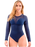 Laty Rose 20805 |  Body Moldeador Manga Larga con Malla para Mujer