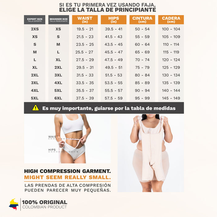 Hot Sale MaríaE 9182 | Faja Colombiana Posparto & Posquiúrgica Levanta Cola Reductora y Moldeadora | Powernet