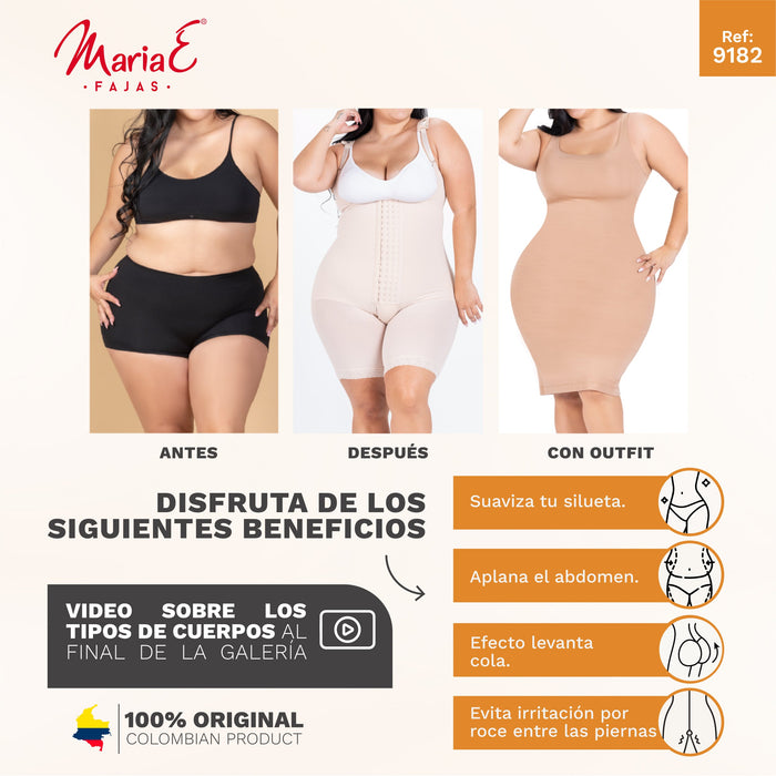 Hot Sale MaríaE 9182 | Faja Colombiana Posparto & Posquiúrgica Levanta Cola Reductora y Moldeadora | Powernet