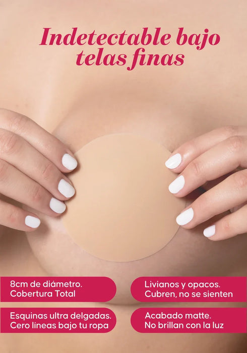 Cubre pezón de Silicona Reutilizable Salome: Adhesivo e invisible