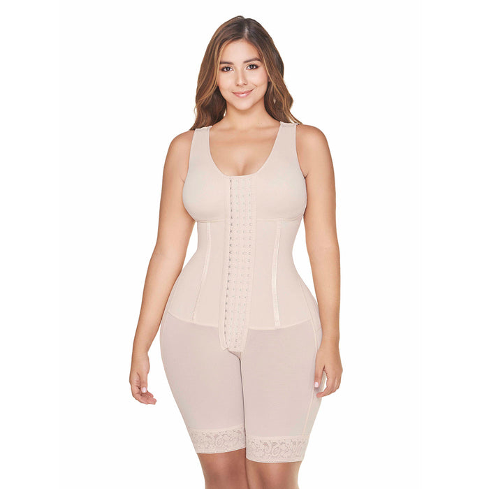 Hot Sale MariaE RA001 | Fajas Colombianas Body de Uso Diario Hasta la Rodilla | Levanta de Glúteos | Powernet
