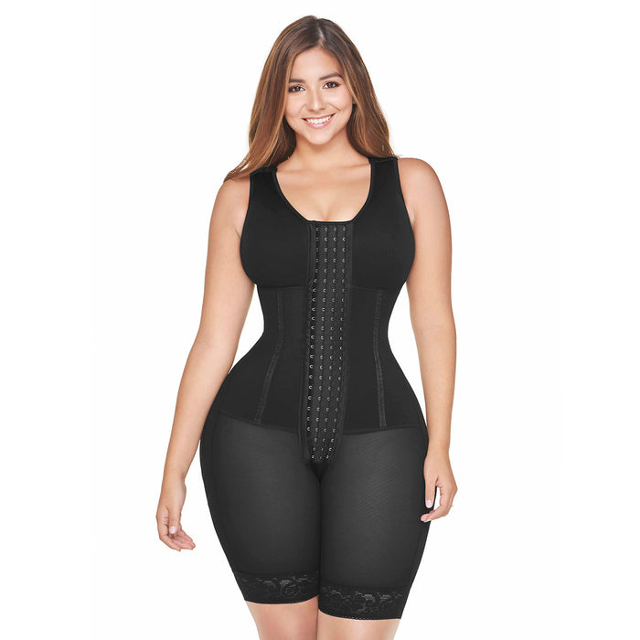 Hot Sale MariaE RA001 | Fajas Colombianas Body de Uso Diario Hasta la Rodilla | Levanta de Glúteos | Powernet