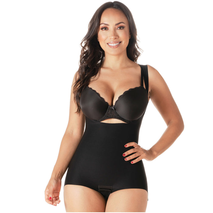 Hot Sale Romanza 2023  | Fajas Colombianas Body de Control Abdominal con Busto Abierto para Mujer