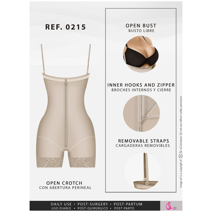 Hot Sale Fajas Salome 0215 Faja Reductoras Levanta Glúteos y Strapless