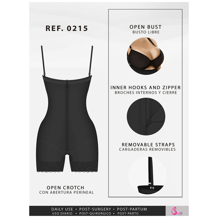 Hot Sale Fajas Salome 0215 Faja Reductoras Levanta Glúteos y Strapless