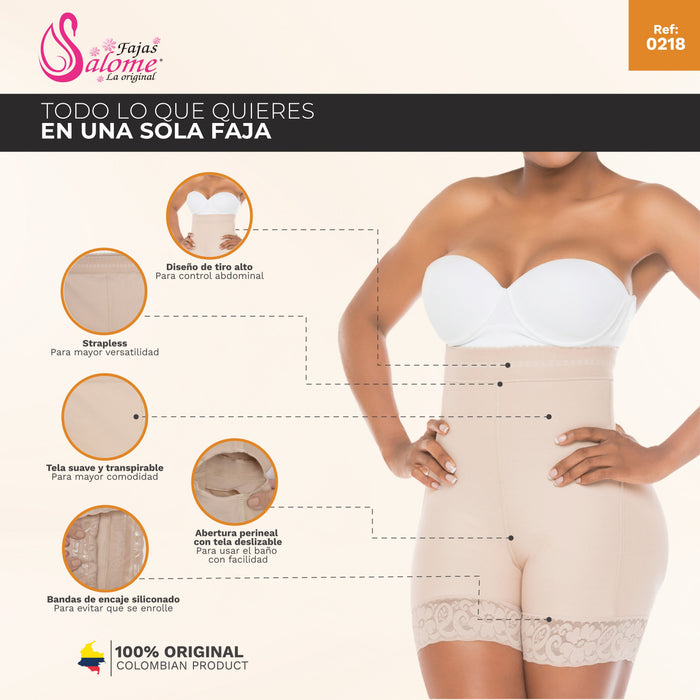 Hot Sale Fajas Salome 0218 Shorts Levanta Glúteos Talle Alto