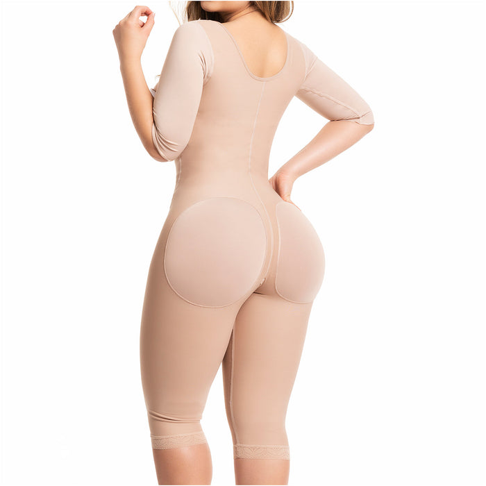 Hot Sale Fajas Salome 0525 | Faja Colombiana Postquirúrgica Reductora de Cintura con Mangas | Powernet