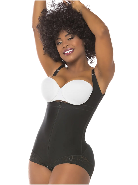 Fajas Salome 0413 | Faja Colombiana Levanta Cola Moldeadora | Busto Abierto | Powernet