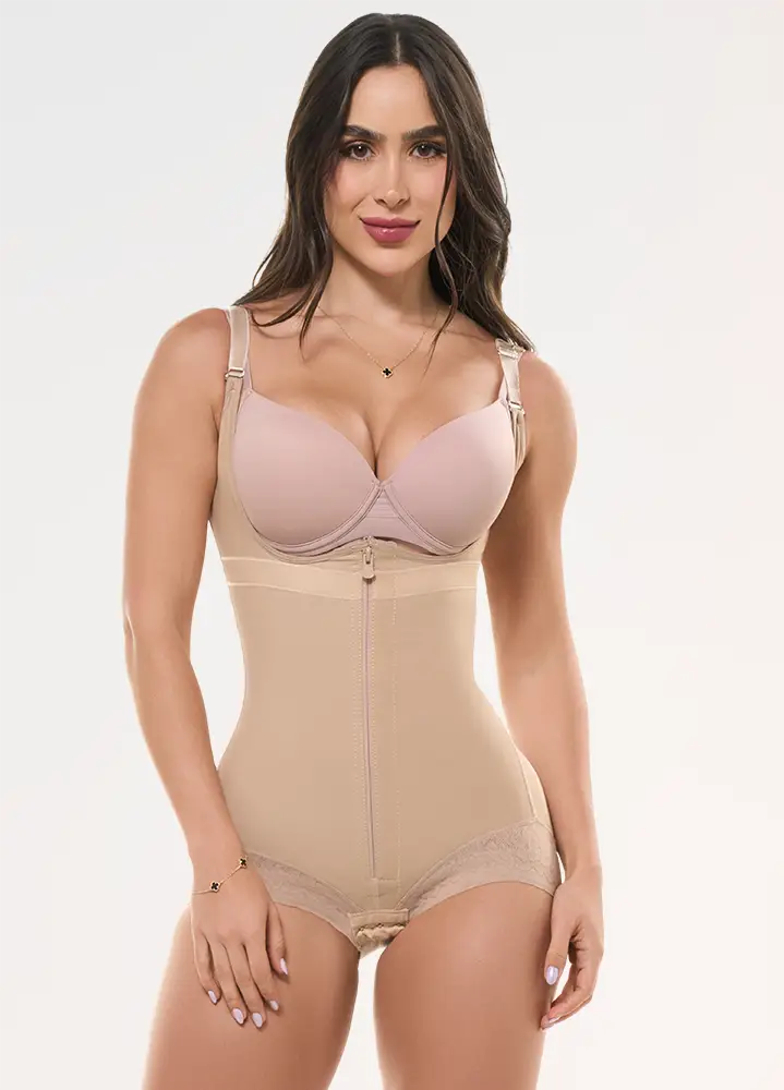 Fajas Salome 0413 | Faja Colombiana Levanta Cola Moldeadora | Busto Abierto | Powernet