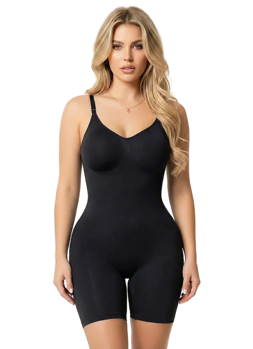 Fajas Salome 7002 | Fajas Colombianas Levanta Glúteos Body Faja Media Pierna Seamless con Control de Abdomen