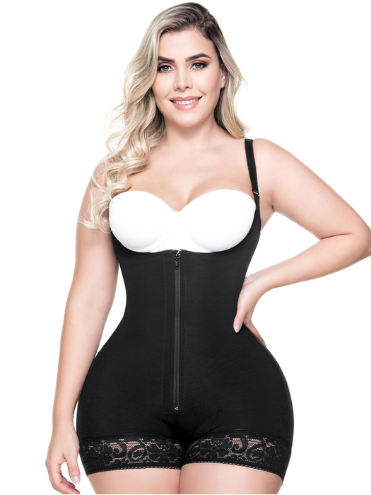 SONRYSE 096ZF | Fajas Colombianas Postparto y Postquirúrgicas Busto Abierto para Lipo y Abdominoplatia | Powernet