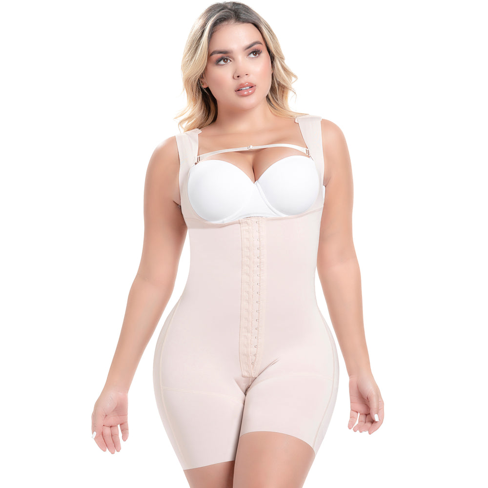 SONRYSE M211BF Fajas Colombianas Post Operatorias Post Liposucción Busto Libre Marfit