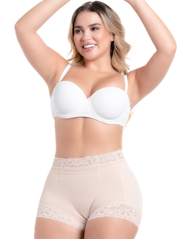 Sonryse 074NC Faja Shorts Cachetero control Abdomen bajo