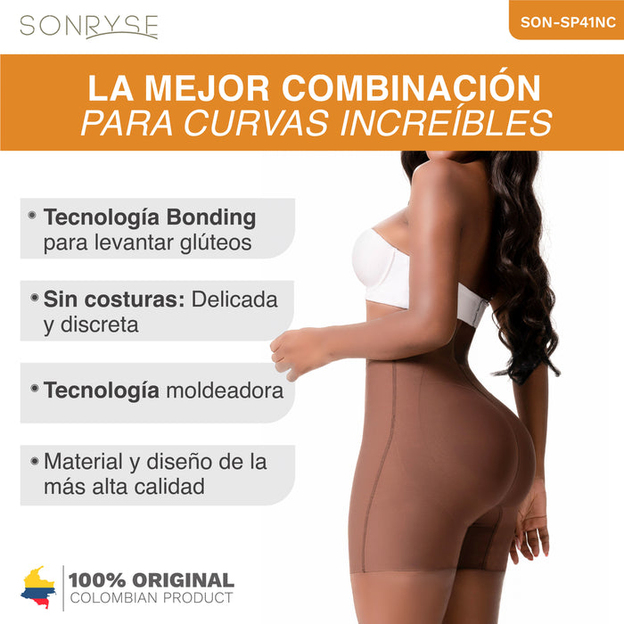 Sonryse SP41NC Faja Short Control de Abdomen Sin Costuras para Mujer