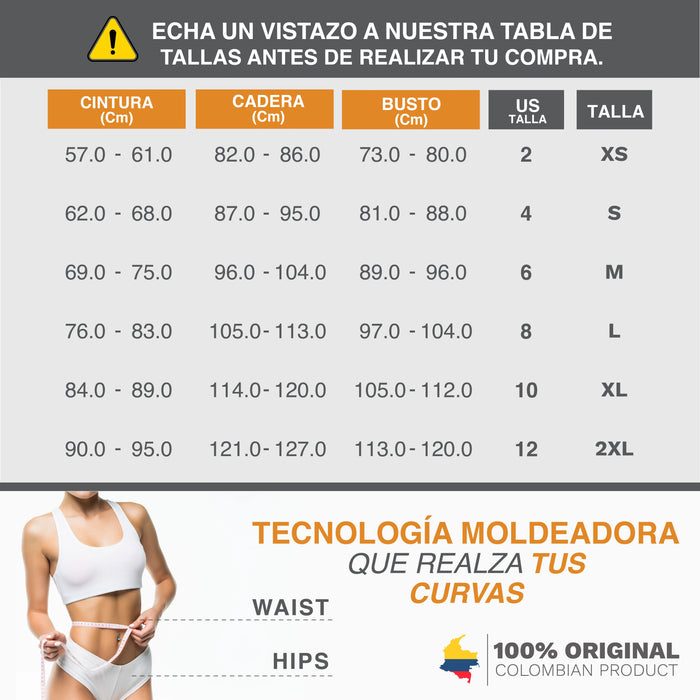 Hot Sale SONRYSE SP46NC Fajas Colombianas Reductoras y Moldeadoras Levanta Cola Media PIerna