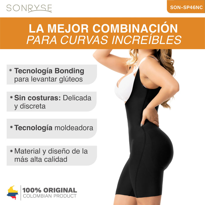 Hot Sale SONRYSE SP46NC Fajas Colombianas Reductoras y Moldeadoras Levanta Cola Media PIerna