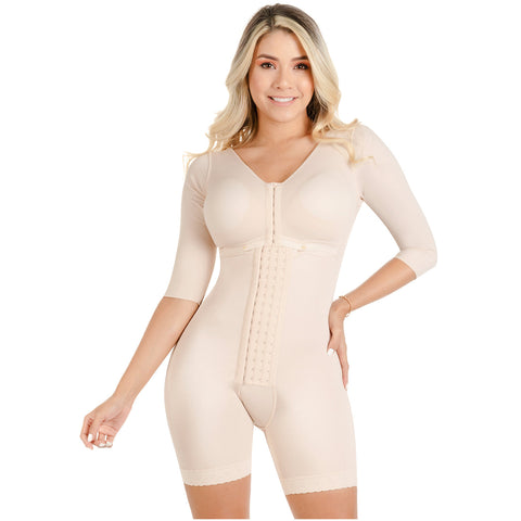 Hot Sale Sonryse TR103BF | Fajas Colombianas Postquirúrgicas Postparto Levanta Pompas con Mangas Triconet