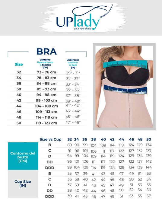 Hot Sale UpLady 8034 | Brasieres Sosten Colombianos Control Rollitos Modernos Strapless Push Up