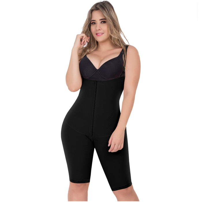 Hot Sale UpLady 6172 | Faja Colombiana Body con Busto Abierto con Control Abdominal hasta la Rodilla
