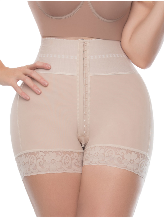 UpLady 6198 | Shorts con Control Abdominal de Cintura Alta los Muslos para Mujer