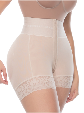 UpLady 6198 | Shorts con Control Abdominal de Cintura Alta los Muslos para Mujer