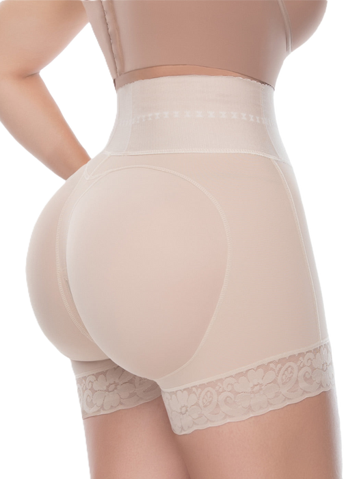 UpLady 6198 | Shorts con Control Abdominal de Cintura Alta los Muslos para Mujer