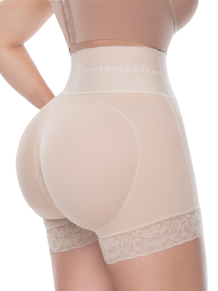 UpLady 6198 | Shorts con Control Abdominal de Cintura Alta los Muslos para Mujer