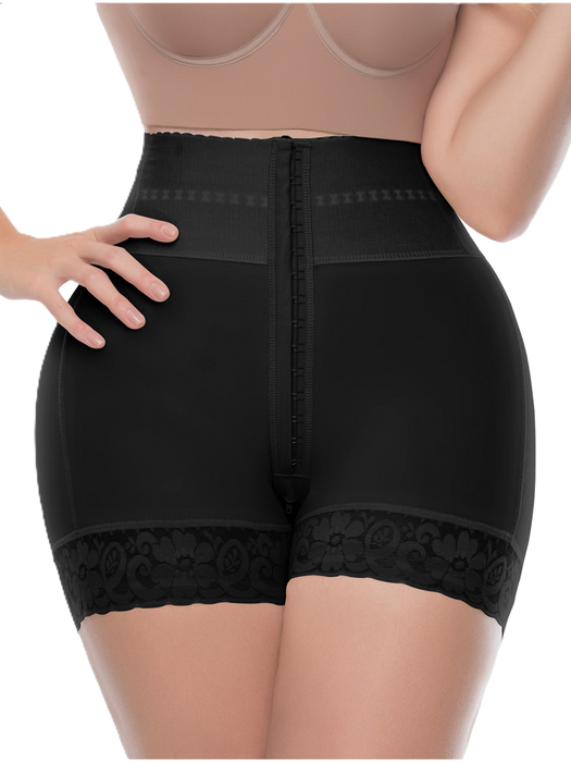 UpLady 6198 | Shorts con Control Abdominal de Cintura Alta los Muslos para Mujer