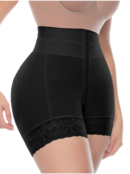 UpLady 6198 | Shorts con Control Abdominal de Cintura Alta los Muslos para Mujer