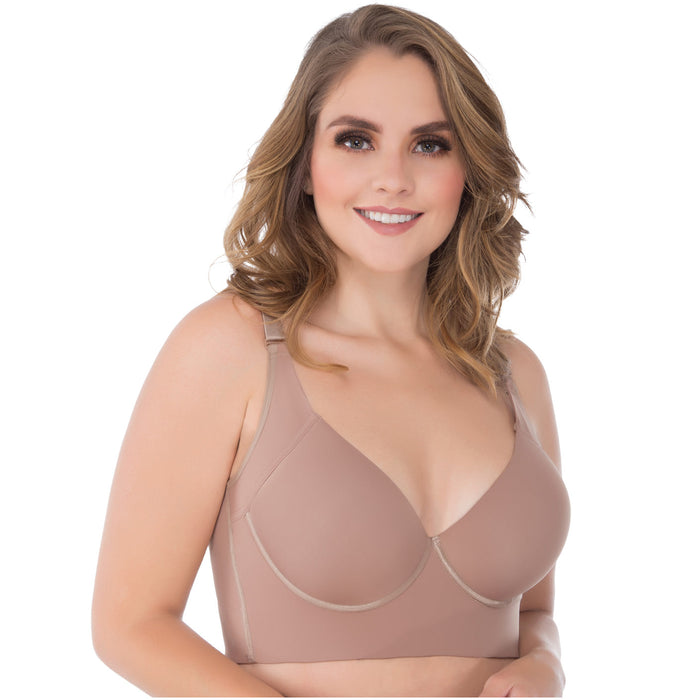 Hot Sale UpLady 8532 | Brasieres Modernos de Mujer Strapless Push Up Sosten Colombianos Control Rollitos