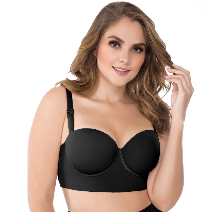 Hot Sale UpLady 8034 | Brasieres Sosten Colombianos Control Rollitos Modernos Strapless Push Up