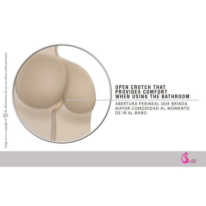 Fajas Salome 0515 | Faja Colombiana Moldeadora Postparto Busto Libre | Powernet