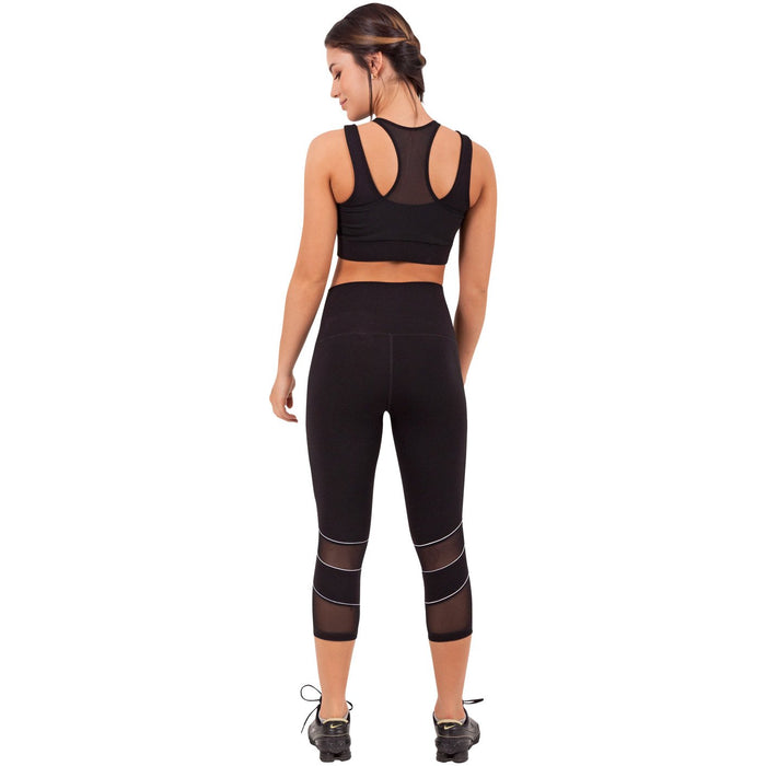 FLEXMEE 944007 Waves High-Waisted Capri Leggings | Supplex 360  - Pal Negocio