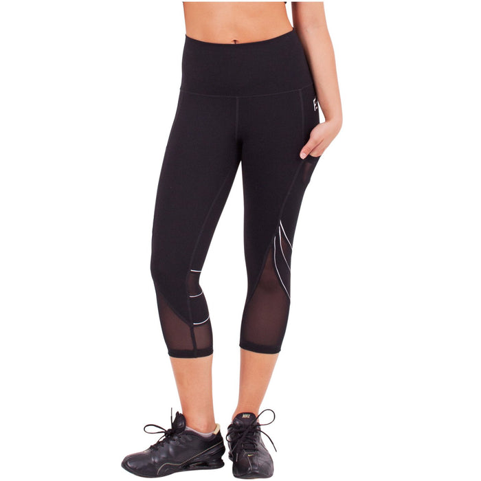 FLEXMEE 944007 Waves High-Waisted Capri Leggings | Supplex 360  - Pal Negocio