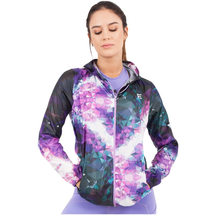 FLEXMEE 982000 Chaqueta Fractales Sublimada con Capucha | Poliester- Pal Negocio