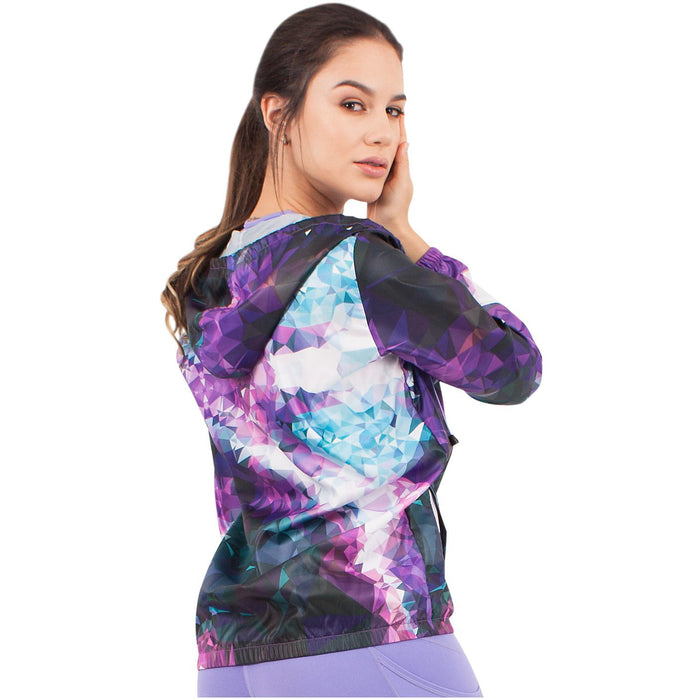 FLEXMEE 982000 Chaqueta Fractales Sublimada con Capucha | Poliester- Pal Negocio