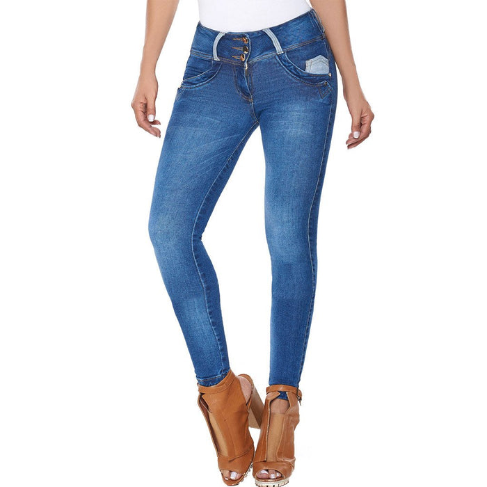 LT.ROSE 2017 | Blue Jeans Colombianos de Mujer Talle Medio
