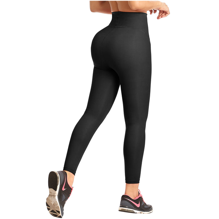 LT.ROSE 21840 | Leggins Colombianos de Compresion con Control de Abdomen para Mujer
