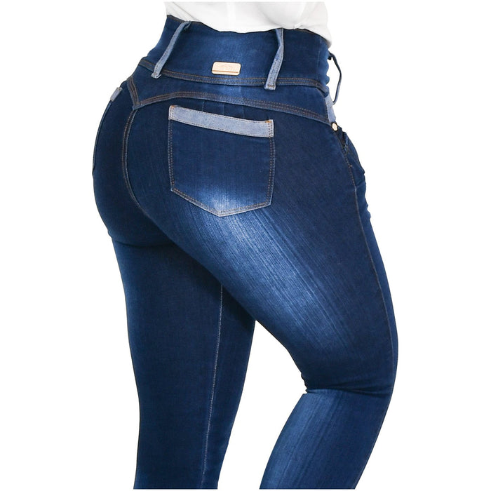 LT.ROSE AS3B2017 Pantalones Cintura Alta DiseÃ±o Roto