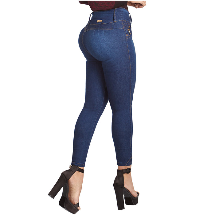 LT.ROSE IS3004 | Jeans Colombianos Levanta Pompas Talle Medio