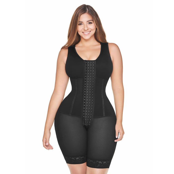 MariaE RA001 | Fajas Colombianas Body de Uso Diario Hasta la Rodilla | Levanta de Glúteos | Powernet