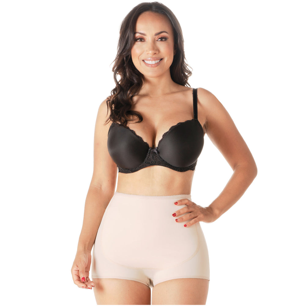 Romanza 2012 | Fajas Colombianas Shorts Cintura Alta, Corta, Levanta Pompis con Control de Abdomen y Cintura