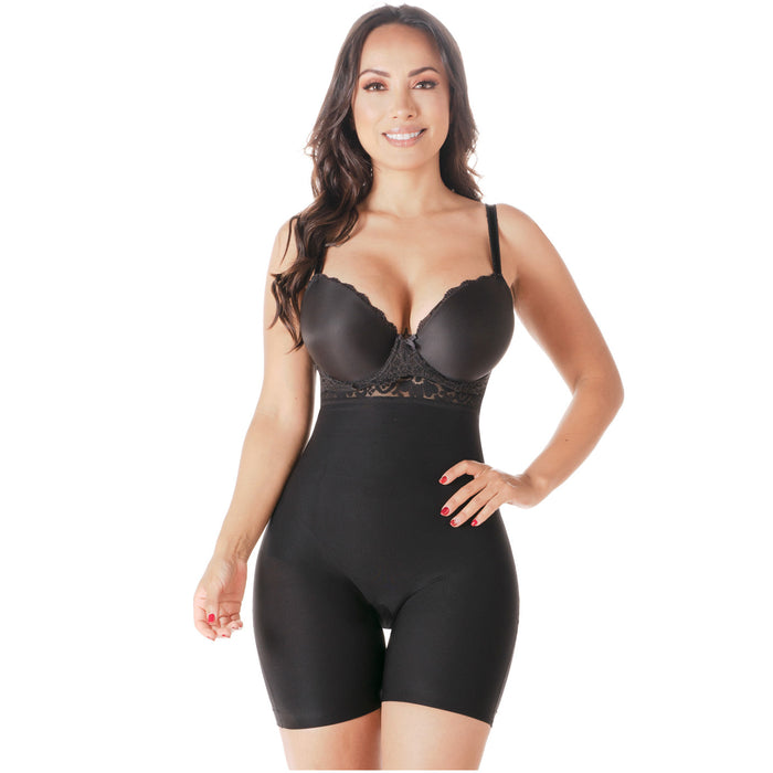 Romanza 2050 | Fajas Colombianas Shorts Cintura Alta Levanta Pompas con Control de Abdomen y Cintura