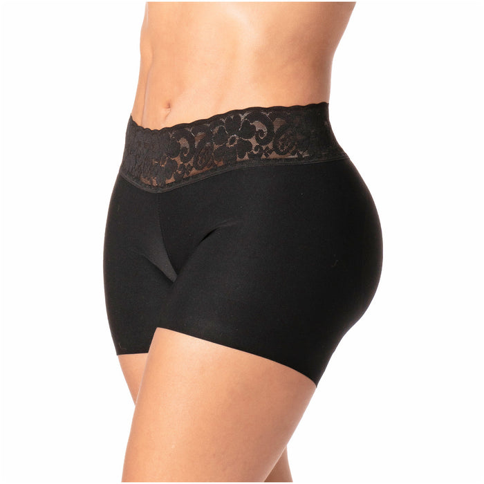 Romanza 2054 | Fajas Colombianas Shorts Levanta Cola a Media Pierna con Control de Abdomen y Cintura